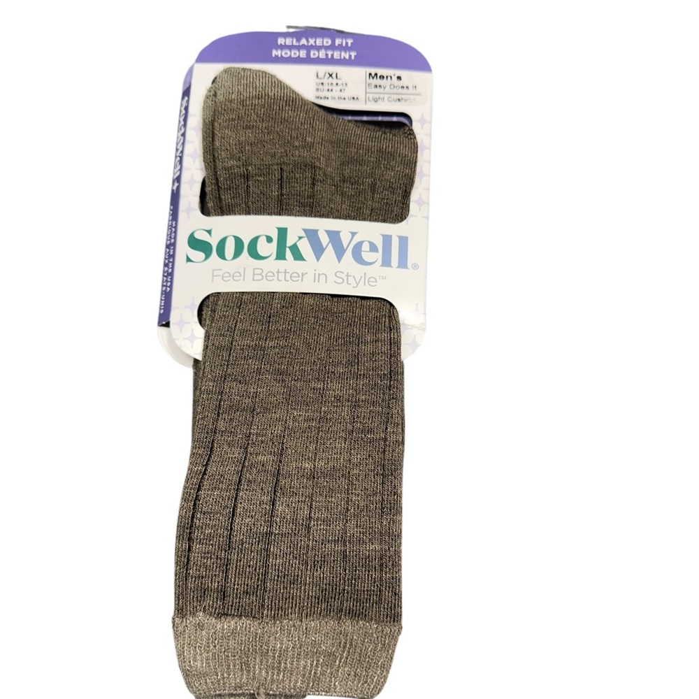 Men's Relaxed Fit Socks - Brown
